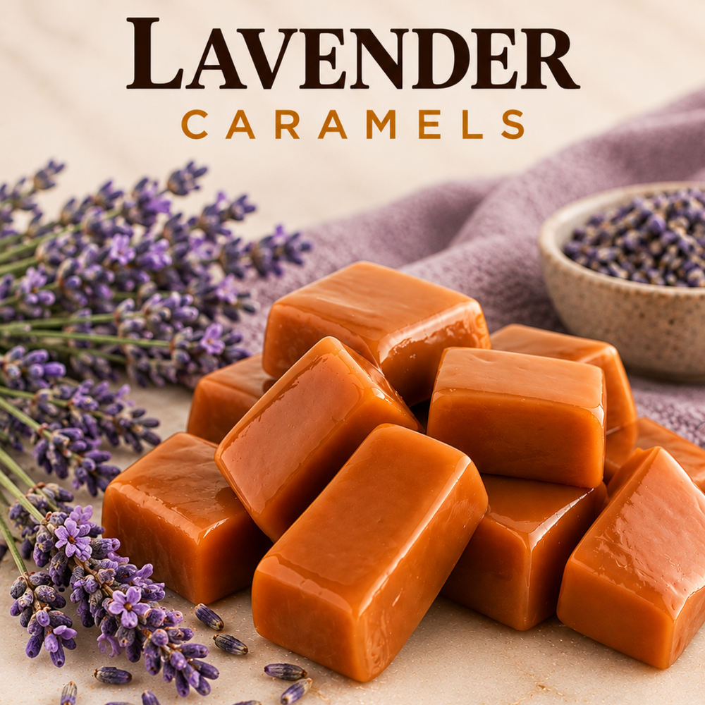 Lavendar Caramels