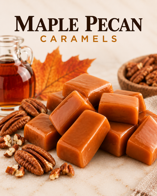 Maple Pecan Caramels